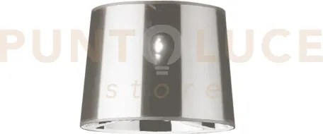 Paraume per lampada dorsale cromo in lamina di pvcd.40cm