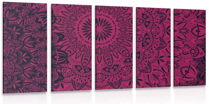 Quadri 5 pezzi – Mandala elegante