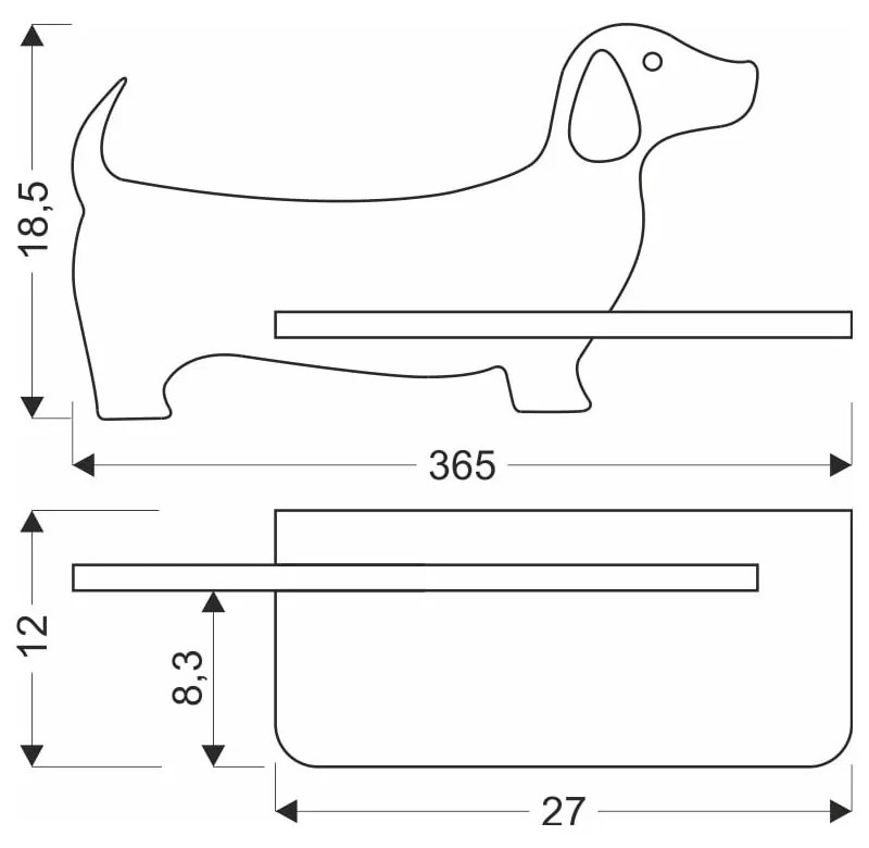 Apparecchio blu per bambini Dog - Candellux Lighting