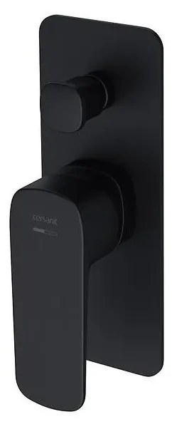 Cersanit S951-373 -Rubinetto doccia per installazione a scomparsa LARGA nero