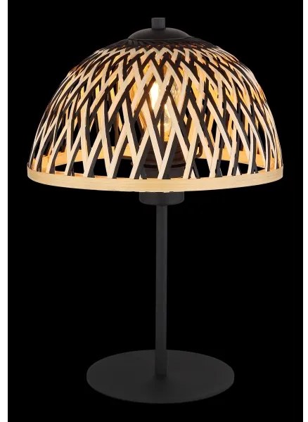 Globo 15767T - Lampada da tavolo COLLY 1xE27/15W/230V bambù