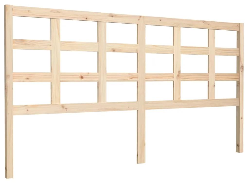 Testiera per letto 185,5x4x100 cm in legno massello di pino