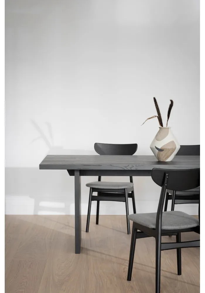 Sedie da pranzo nere in un set di 2 Rodham - Rowico