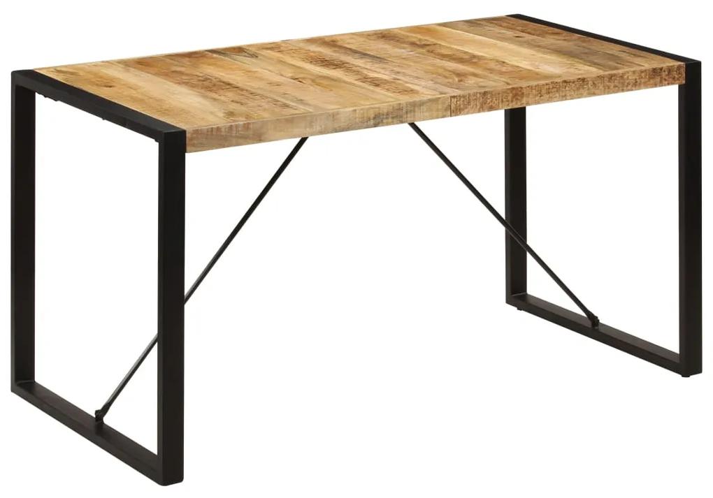 Tavolo da Pranzo 140x70x75 cm in Legno Massello di Mango
