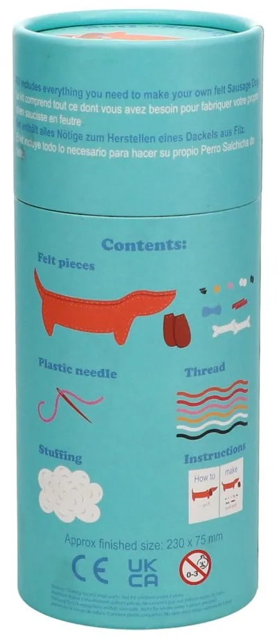 Giocattolo creativo Sew Your Own Sausage Dog – Rex London