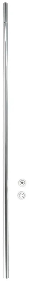 Asta per tenda da doccia color argento lucido 110 - 185 cm – Wenko