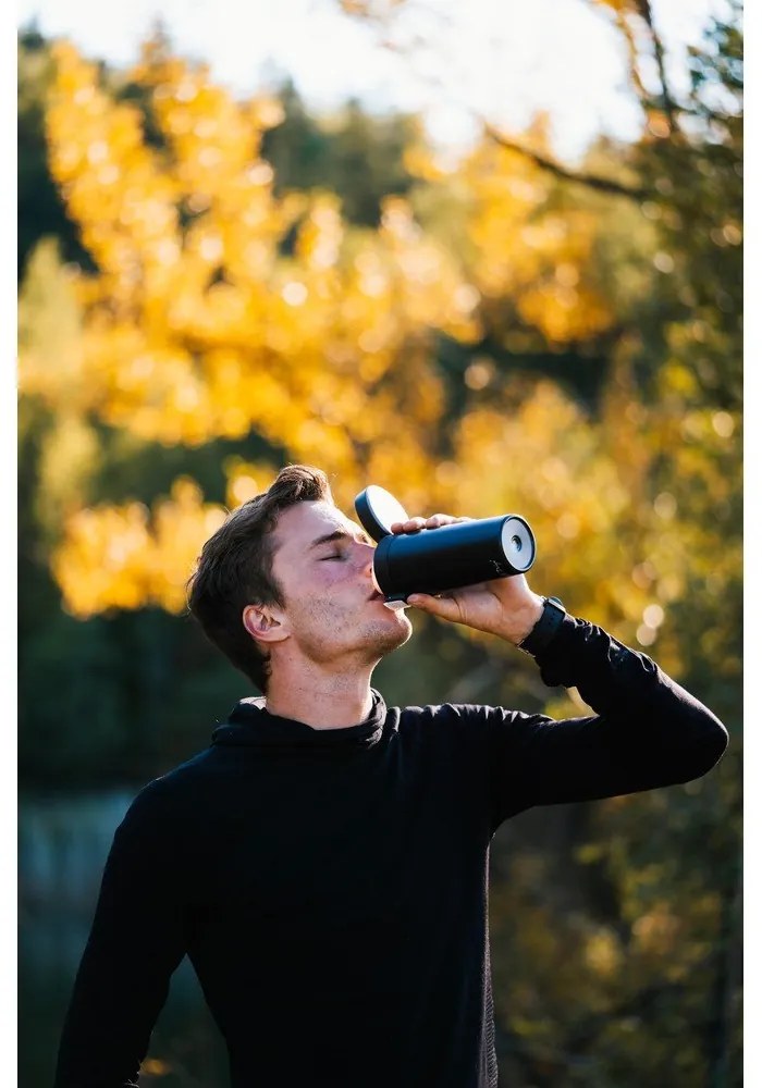 Termos da viaggio nero, 400 ml Fuori - Vialli Design