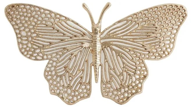 Decorazione murale in metallo 41x23 cm Butterfly - Light &amp; Living