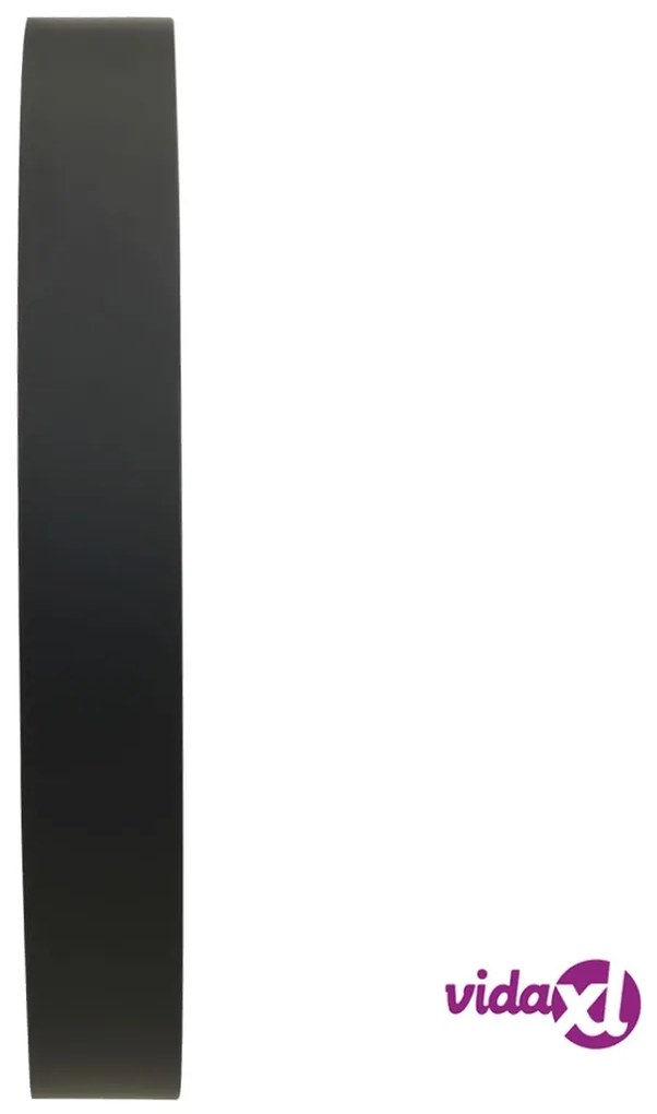 vidaXL Orologio da Parete Luminoso Nero 30 cm