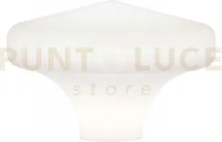 Vetro per collezione clio bianco opaco in materiale plastico d.30x21cm