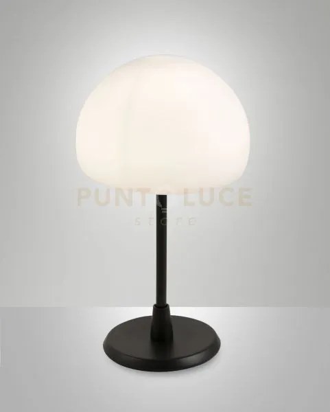 Gaia lampada da tavolo attacco g9 lampadina inclusa colore nera dim...
