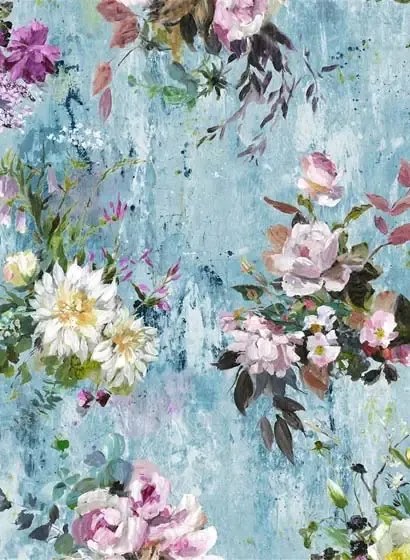 Tapete Aubriet von Designers Guild - Slate Blue
