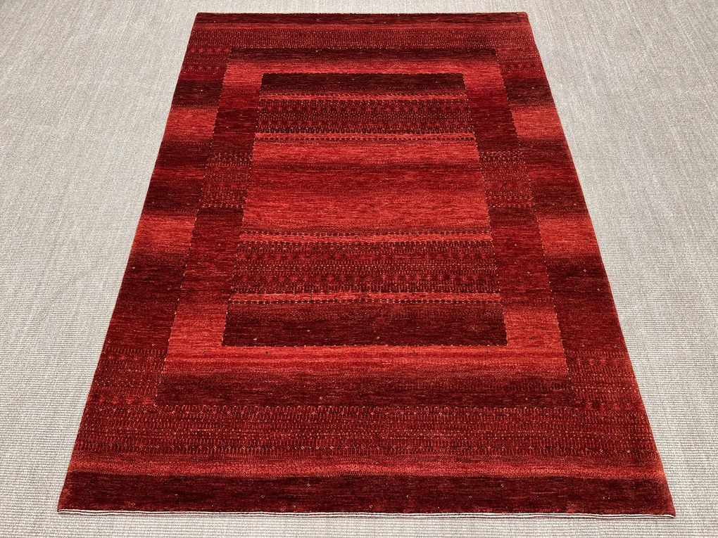 Loribaft Tappeto persiano 170 x 240 Rosso (Iran) Annodato A Mano