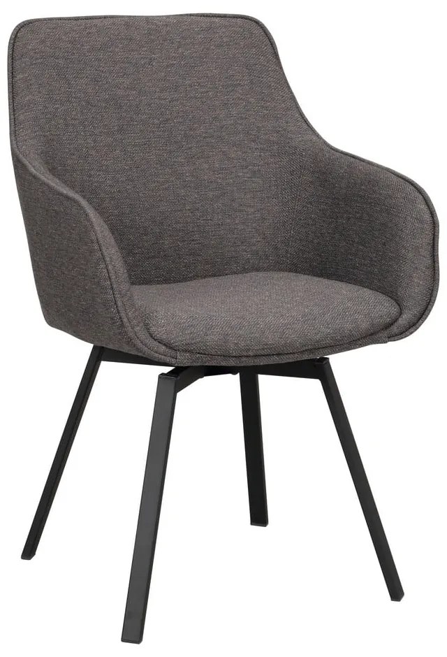 Set di sedie da pranzo grigia in imbottito 2 pz Alison – Rowico