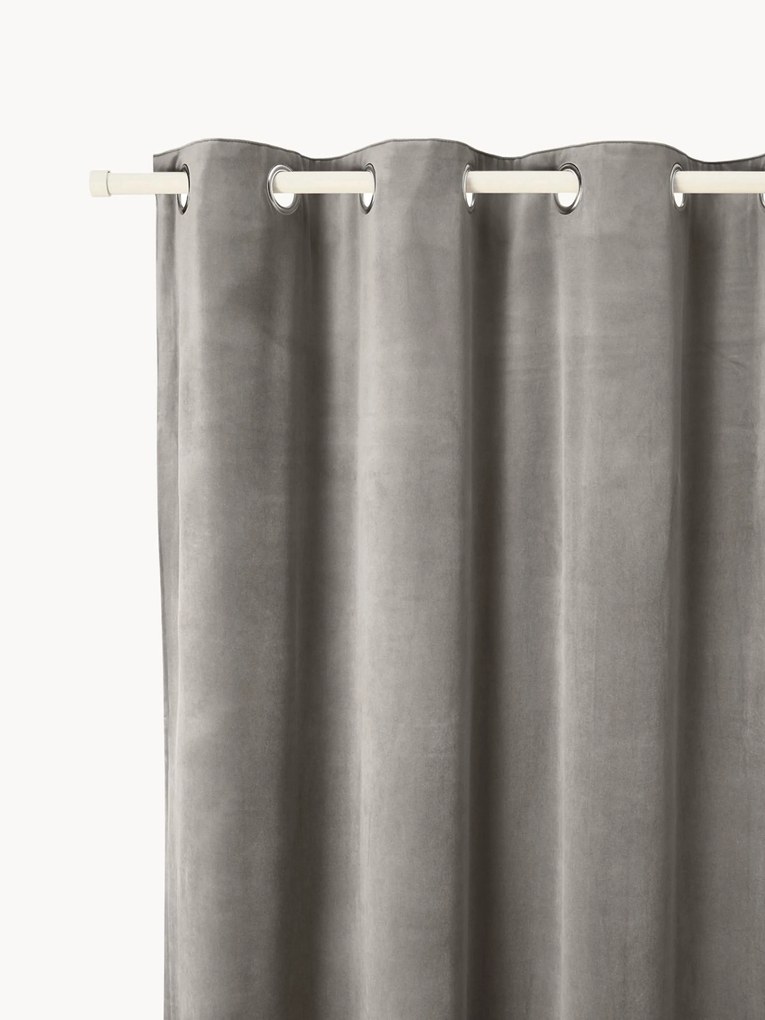 Tenda oscurante in velluto con occhielli Rush 2 pz