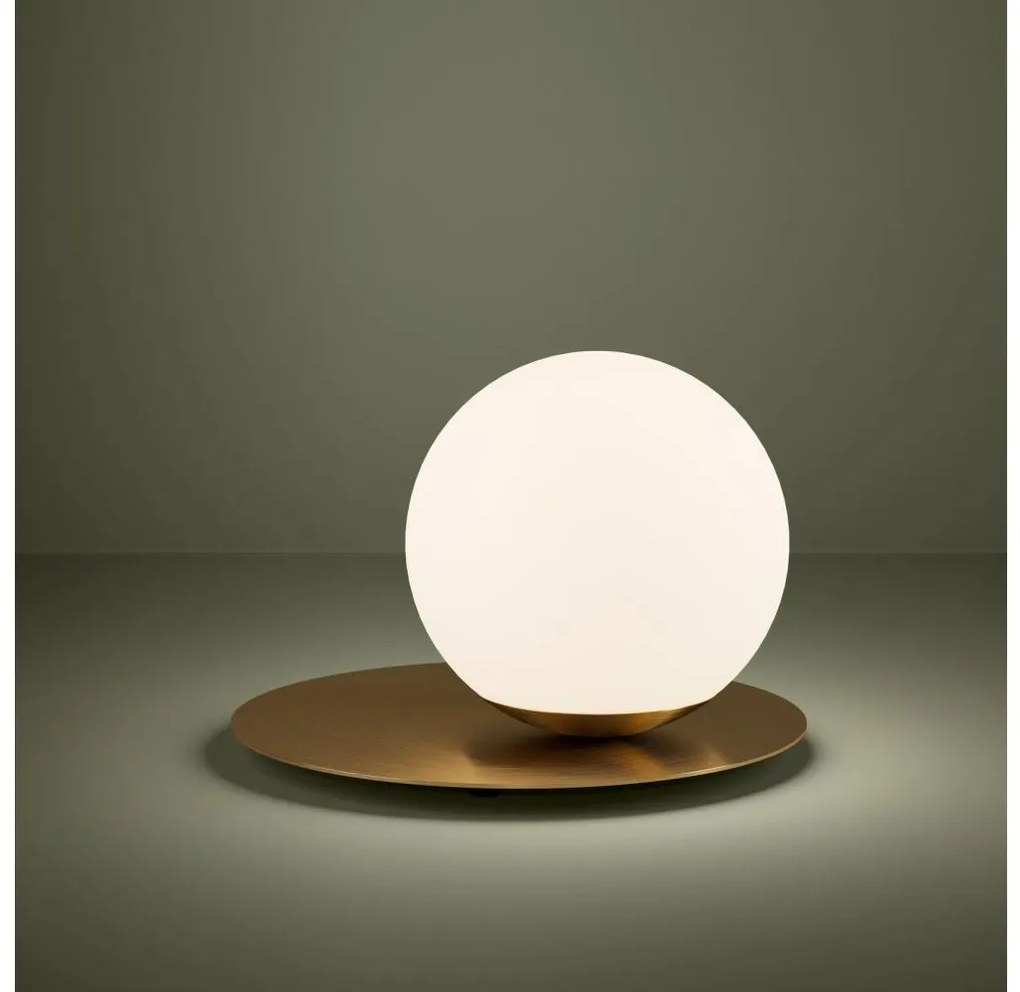 Eglo 39954 - Lampada da tavolo ARENALES 1xE27/40W/230V oro
