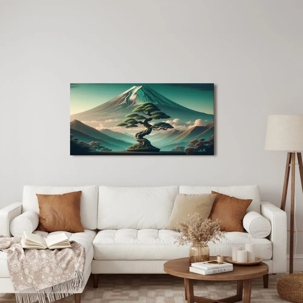 Quadro su tela – Pace sotto il monte Fuji