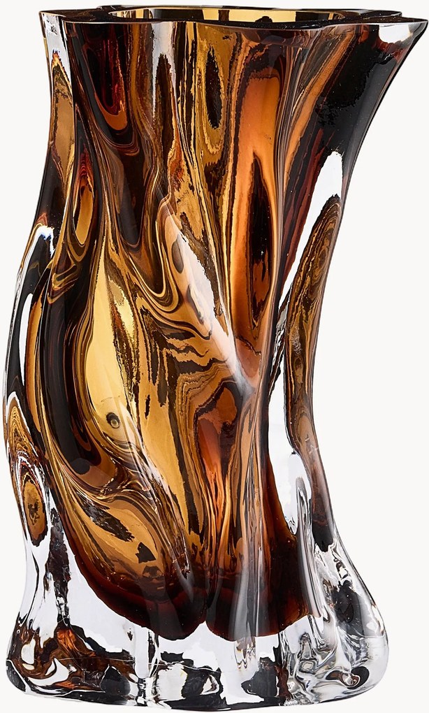 Vaso in vetro soffiato Vena, alt. 25 cm