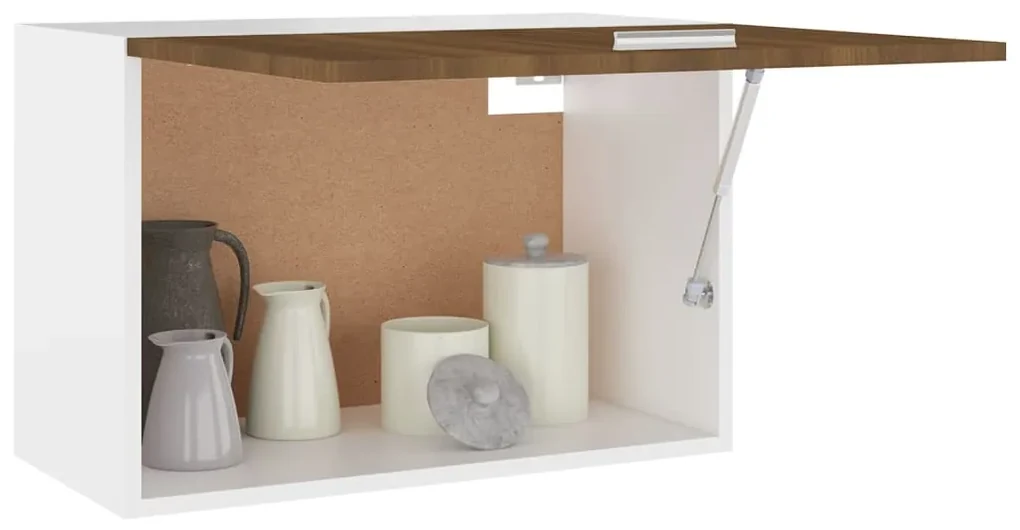 Mobile pensile rovere marrone 60x31x40 cm in legno multistrato