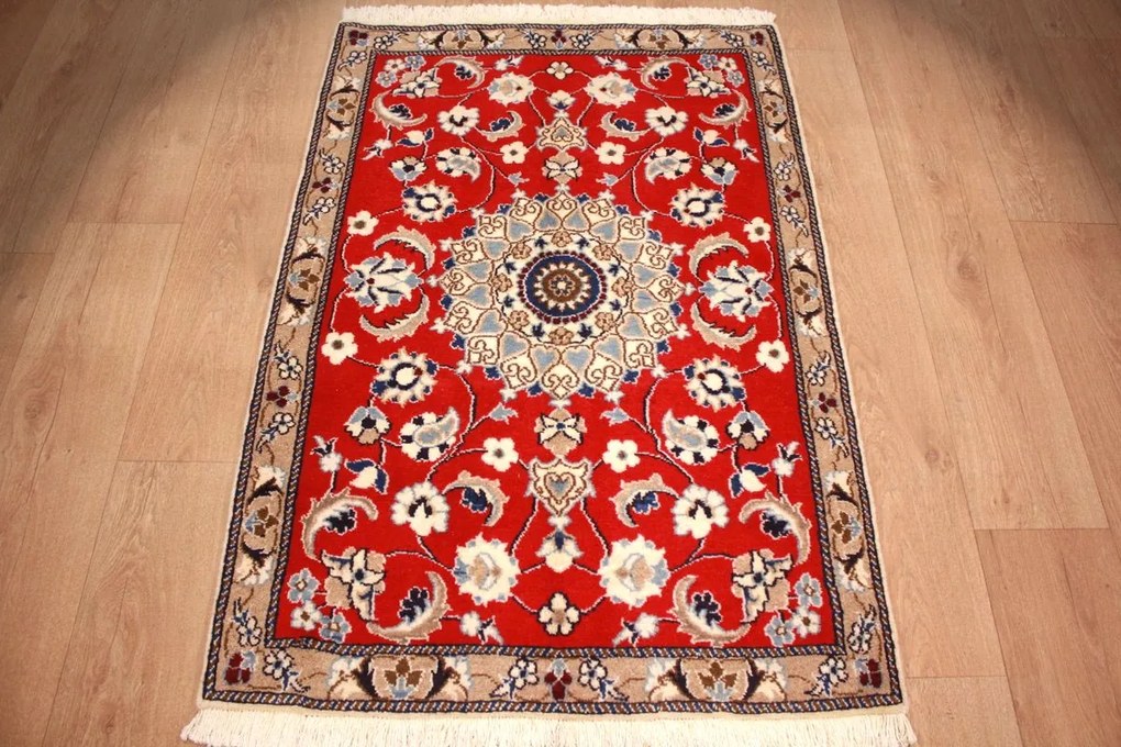 Nain Tappeto 130 x 100 (Iran) Annodato A Mano