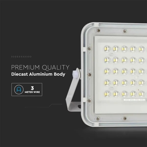 LED Proiettore solare da esterno LED/6W/3,2V IP65 4000K bianco + +TC