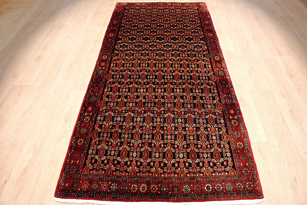 Senneh Tappeto 130x290 (Iran) Annodato A Mano