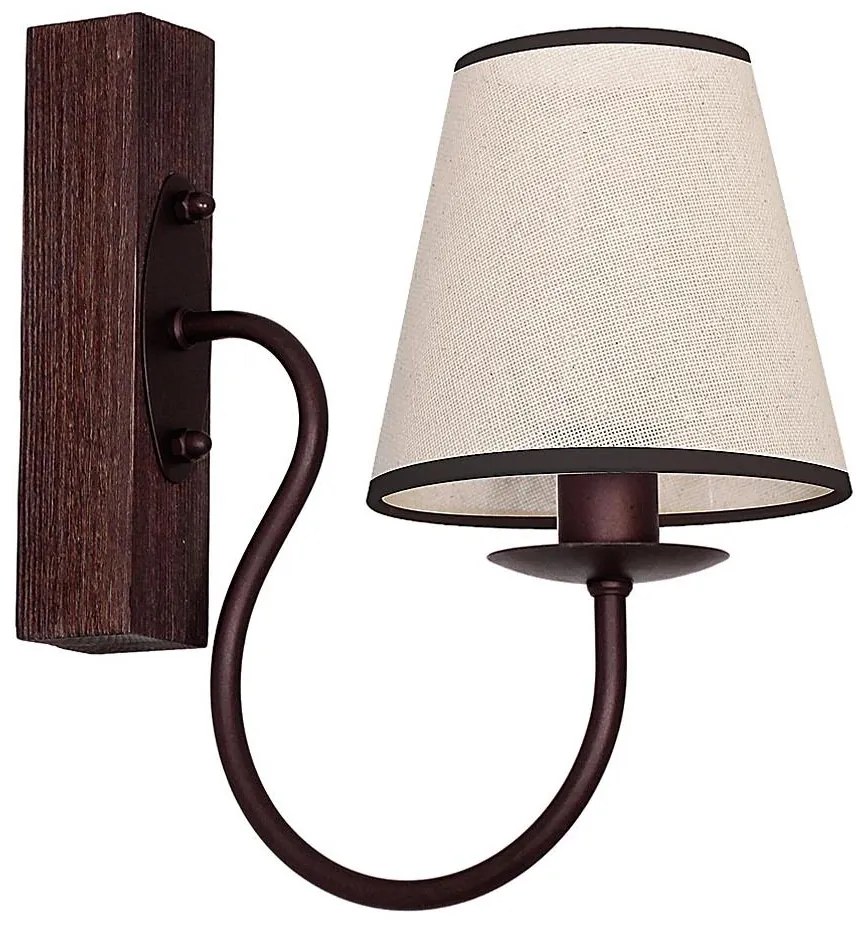 Applique CARIN 1xE14/60W/230V scuro