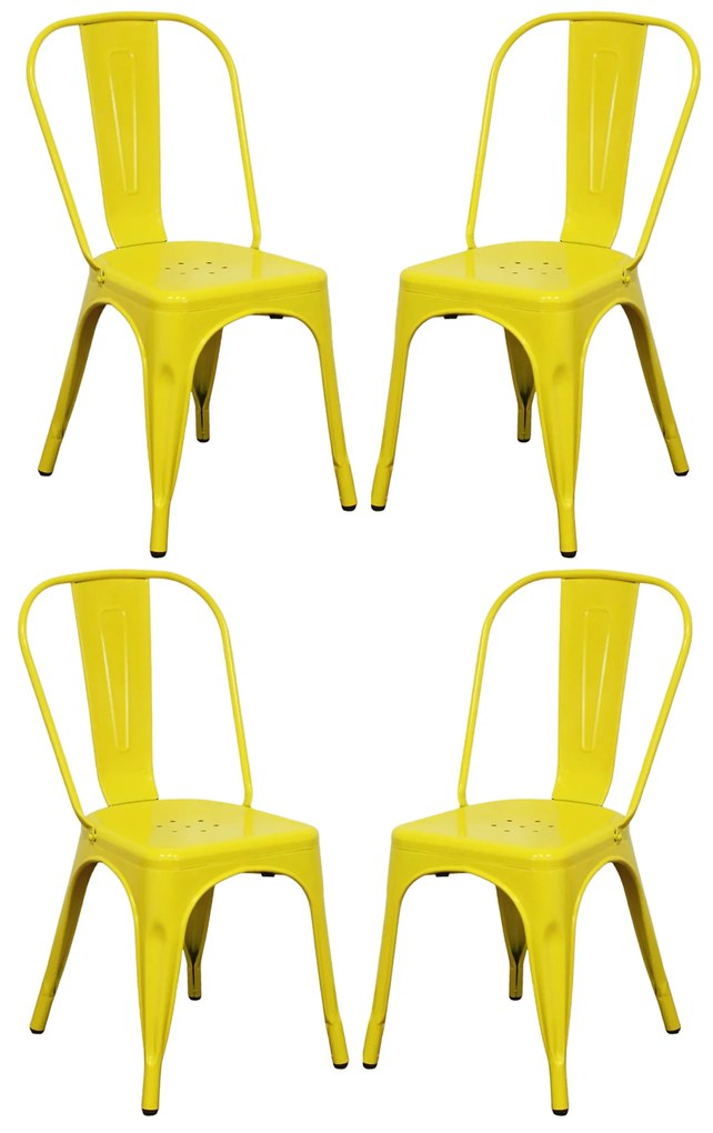 AGATHA - Set 4 sedie industrial