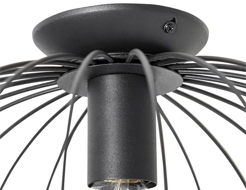 Plafoniera industriale nera - Margarita