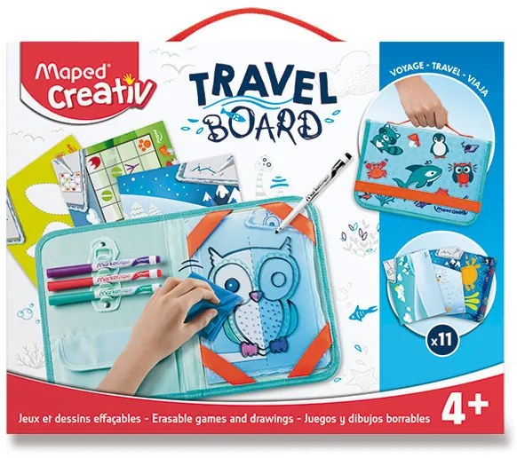 Valigia artistica MAPED Creativ - Giochi e disegni con animali