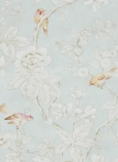 Sanderson Carta da parati Chiswick Grove - Silver