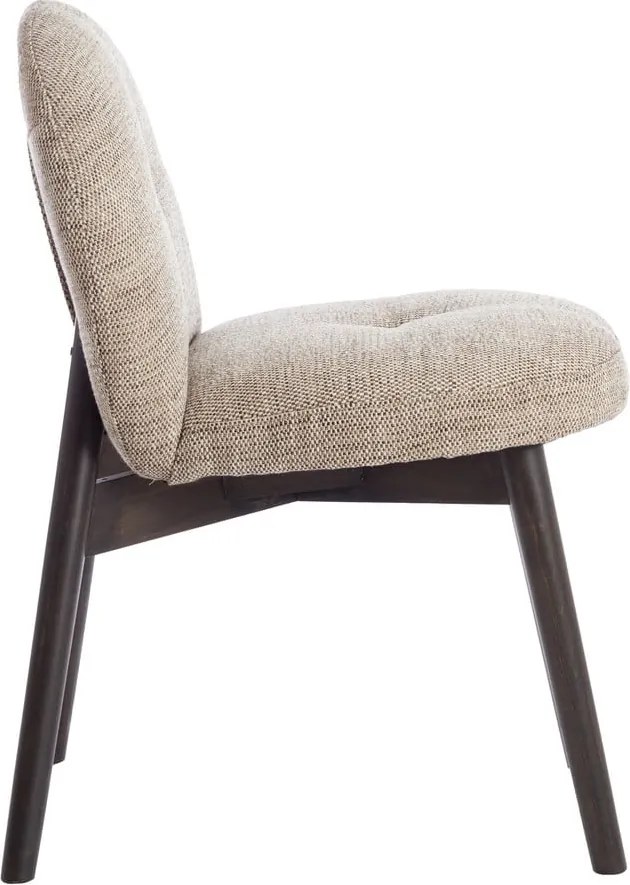 Set di sedie da pranzo beige in imbottito 2 pz Sinosa – Light &amp; Living