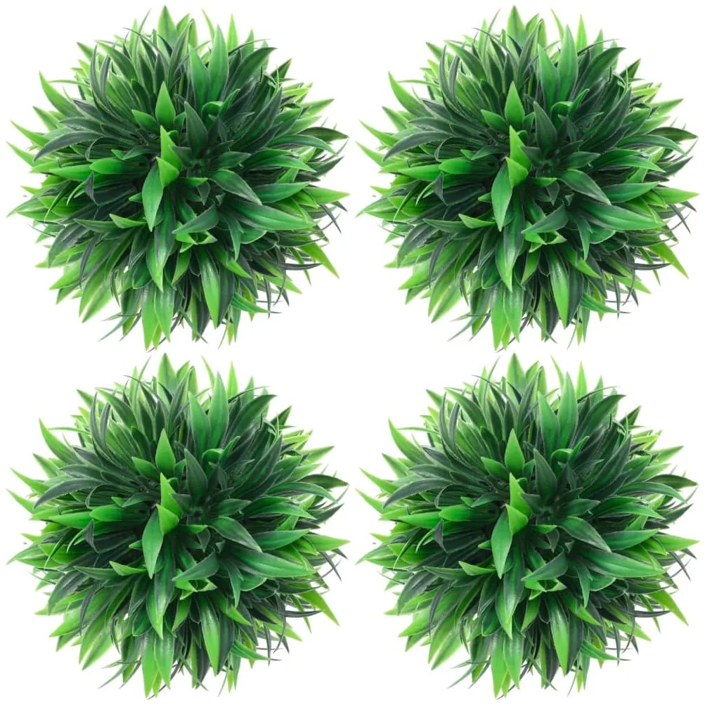 Sfere Di Bosso Artificiale 4 Pz 15 Cm /