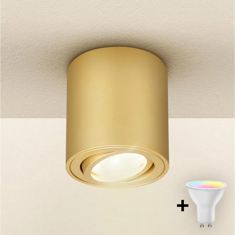 Brilagi - LED RGBW dimmerabile faretto MIA 1xGU10/6W/230V 84x80 mm dorato