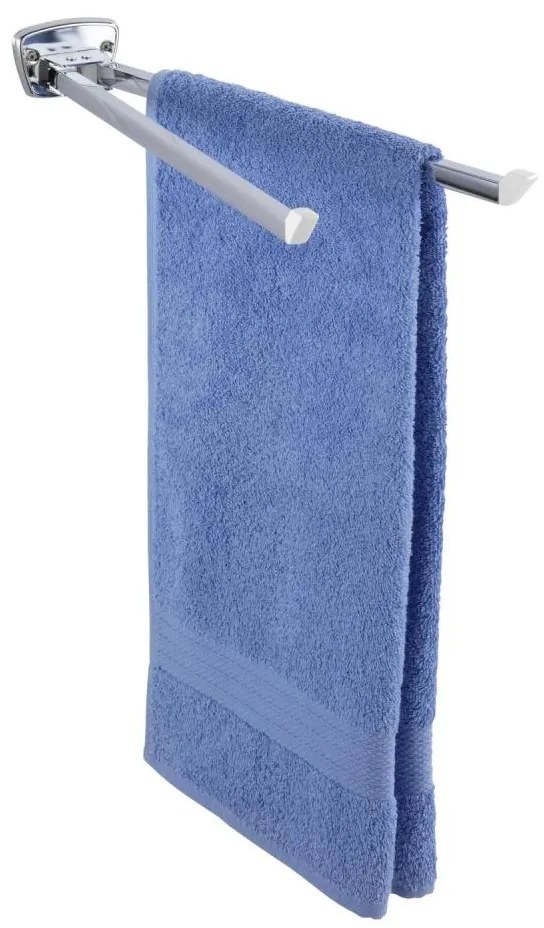 WENKO 17875100 - Porta asciugamani BASIC 42x8 cm acciaio inox/argento