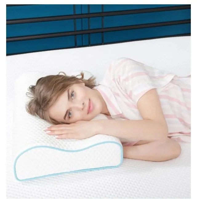 Cuscino anatomico con imbottitura in memory foam 35x55 cm – Mila Home