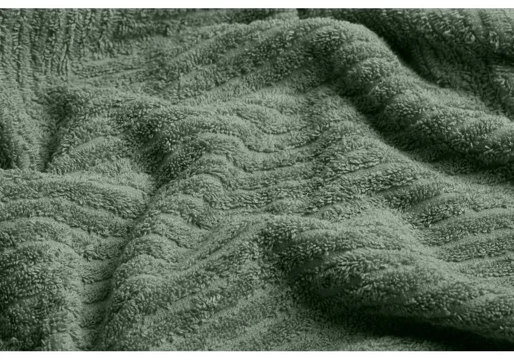 Asciugamani e teli da bagno in cotone verde in set di 2 pezzi - Foutastic