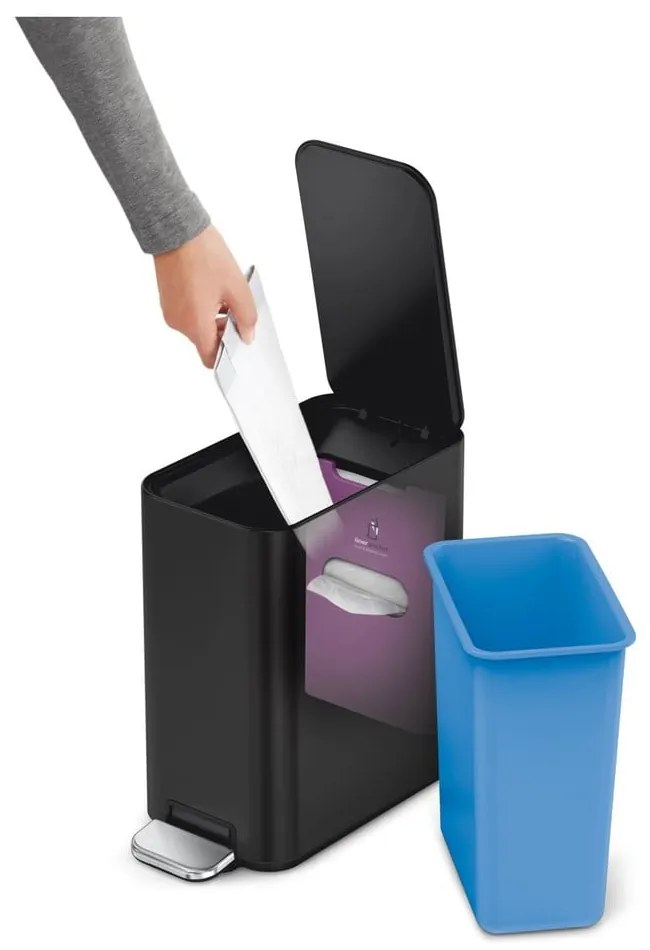 Cestino in acciaio a pedale 5 l - simplehuman