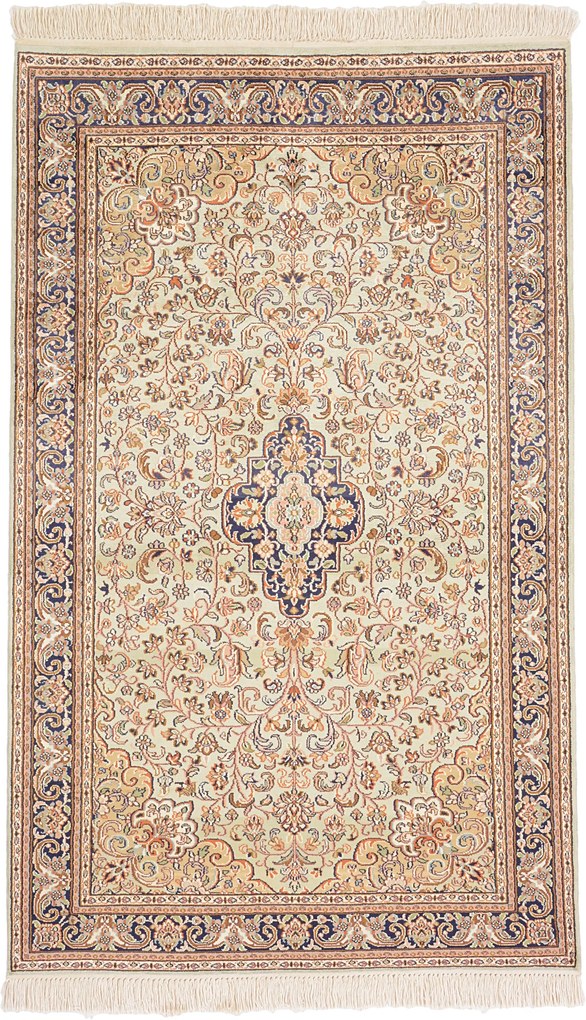 Cashmere Silk Tappeto orientale 150x90 (Indian) Annodato A Mano