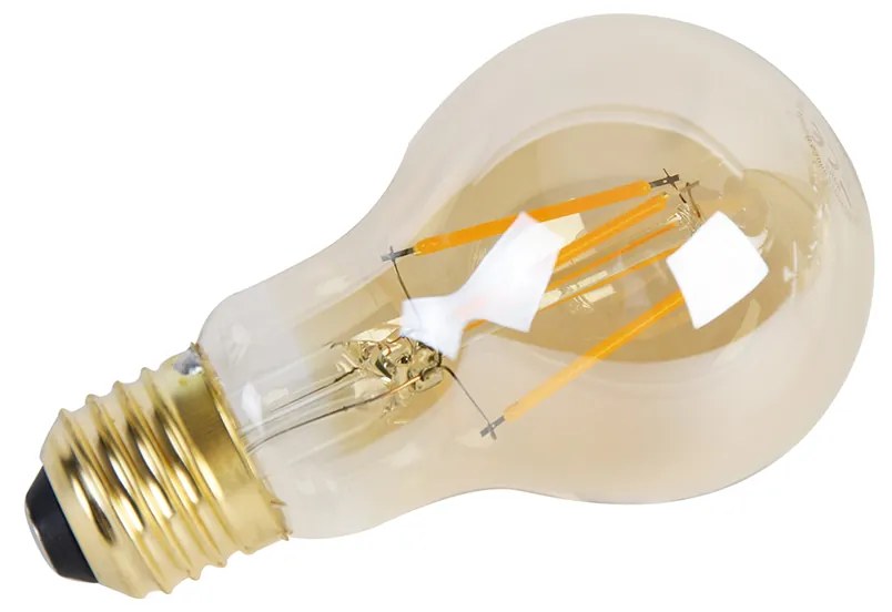 Set di 5 Lampadine LED dimmerabili a 3 livelli E27 A60 Goldline 5W 530lm 2200K