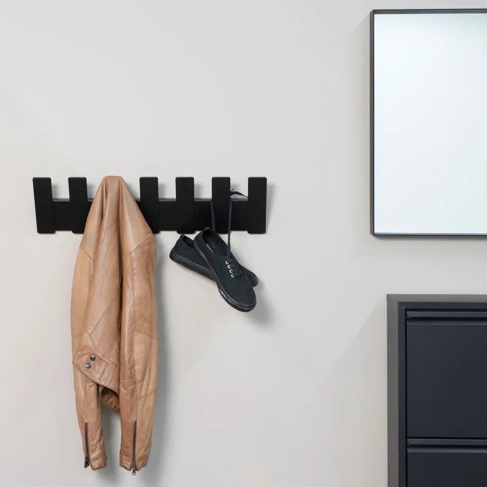 Attaccapanni da parete nero in metallo 64 cm Angle – Spinder Design