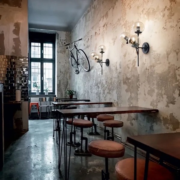 Ideal Lux - Applique KEPLER 3xE27/42W/230V nero/fumé