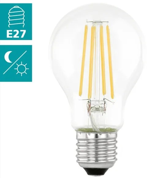Lampadina LED con sensore crepuscolare VINTAGE A60 E27/6W/230V 3000K - Eglo 11886
