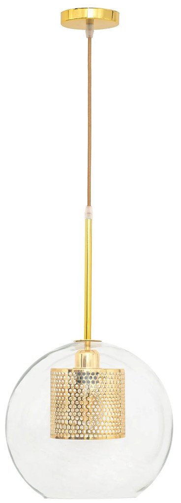 Lampada pensile di vetro oro loft APP554-1CP 20cm