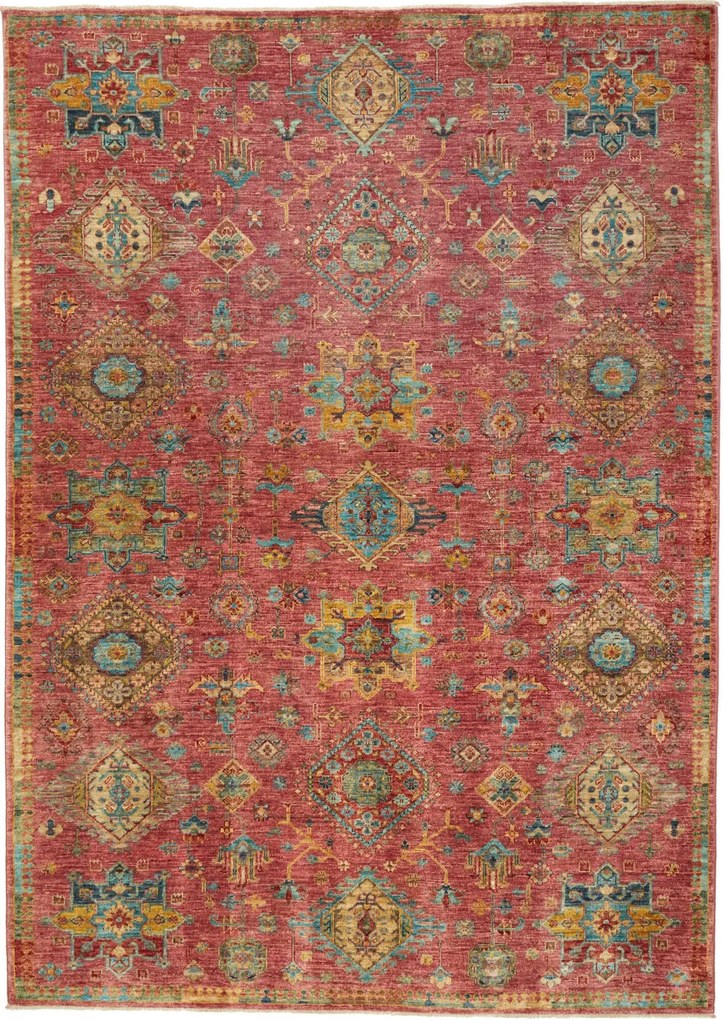 Samarkand Tappeto orientale 170x240 Rosso (Pakistan) Annodato A Mano