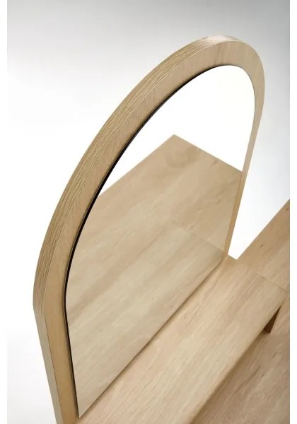 Tavolino da toilette CARMEN 136x104 cm beige/nero