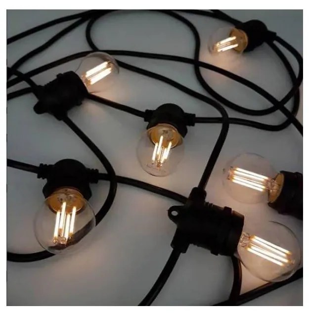 Catena decorativa da esterno MIMOSA 20xE27/1,3W/230V IP44 20m