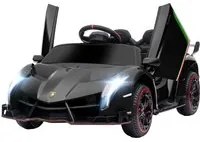 Macchina Elettrica per Bambini 12V con Licenza Lamborghini Veneno Nero