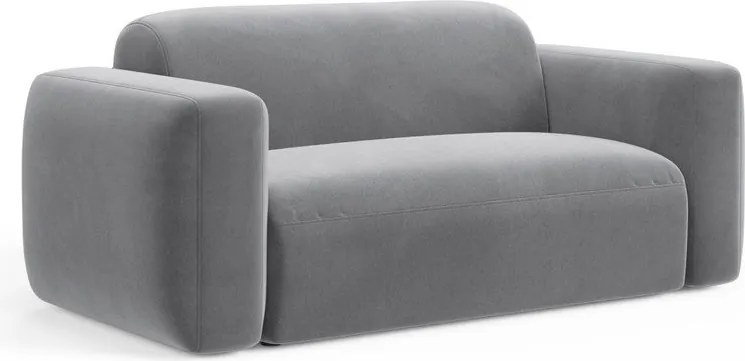 Divano grigio con rivestimento in velluto 180 cm Strino – Cosmopolitan Design