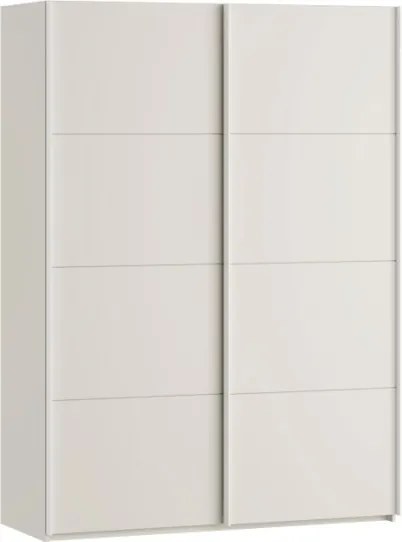 Armadio Guardaroba 2 Ante Scorrevoli Con Barra Appendiabiti Sofi Beige